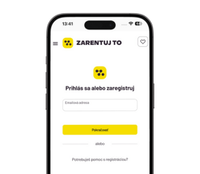 Vyplň základné registračné údaje alebo sa prihlás cez aplikácie